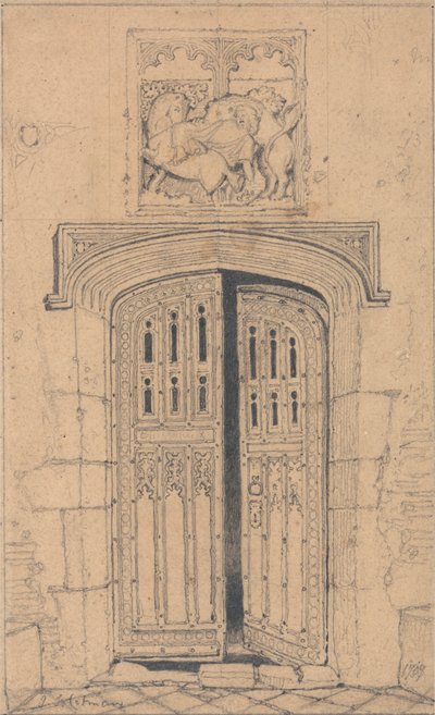 Südportal, Arminghall Hall, Norfolk von John Sell Cotman